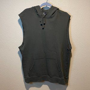 Green Sleeveless Hoodie Top H&M